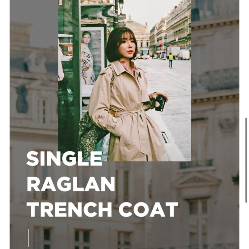 Imvely trench coat like new size S